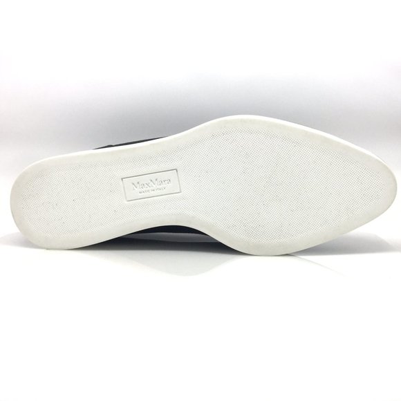 MAXMARA HARDEN Black Leather Loafers Shoes Size 6 - Picture 6 of 13